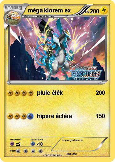 Pokemon méga kiorem ex