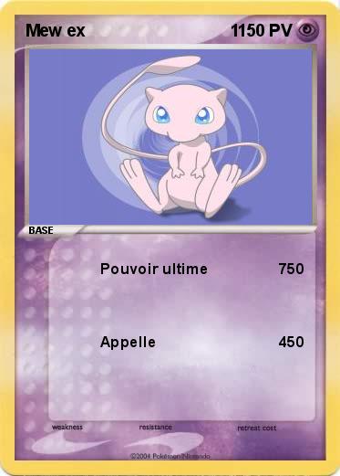 Pokemon Mew ex                               1       