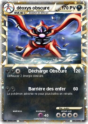Pokemon déoxys obscure