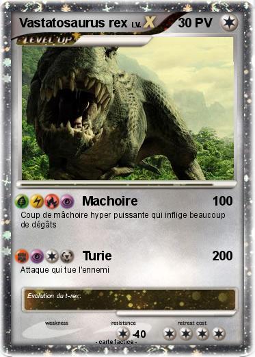 Pokemon Vastatosaurus rex