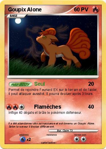 Pokemon Goupix Alone