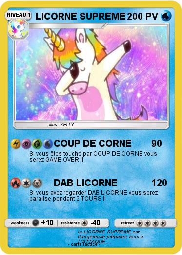 Pokemon LICORNE SUPREME