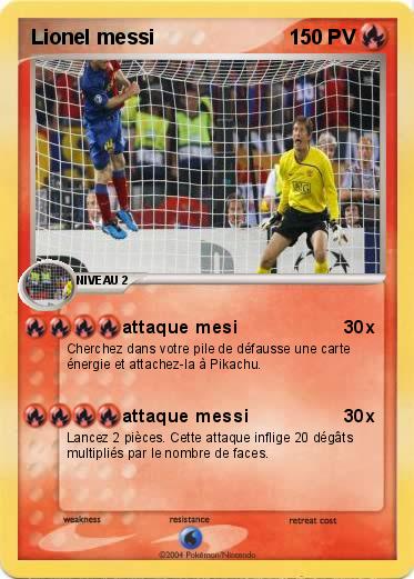 Pokemon Lionel messi