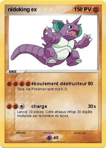 Pokemon nidoking ex