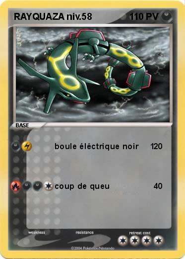 Pokemon RAYQUAZA niv.58