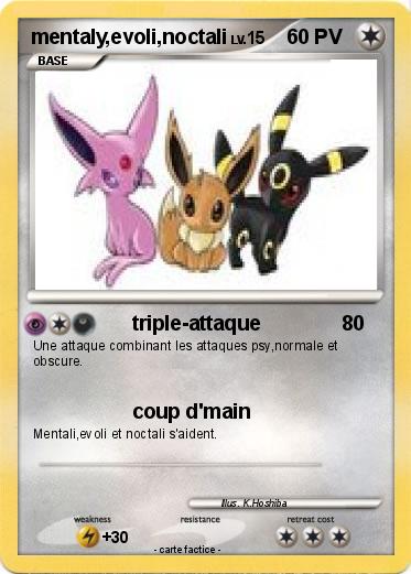 Pokemon mentaly,evoli,noctali