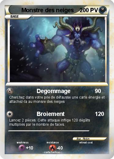 Pokemon Monstre des neiges