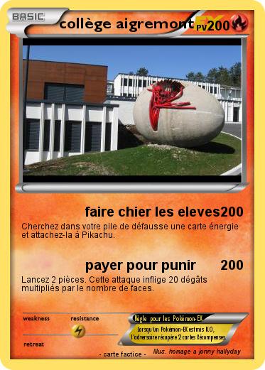 Pokemon collège aigremont