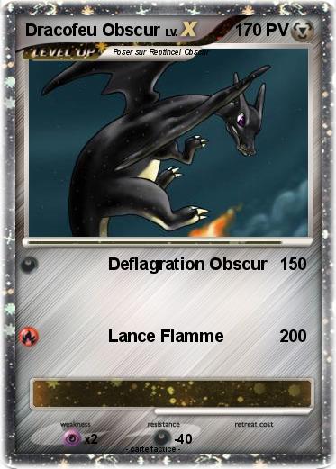 Pokemon Dracofeu Obscur