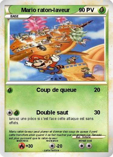 Pokemon Mario raton-laveur