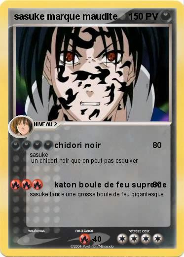 Pokemon sasuke marque maudite