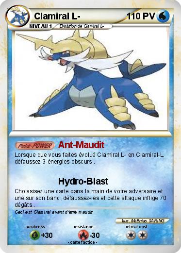 Pokemon Clamiral L-