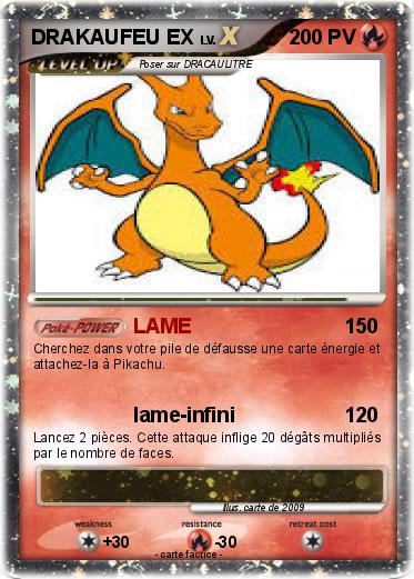 Pokemon DRAKAUFEU EX
