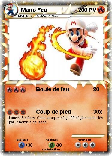Pokemon Mario Feu