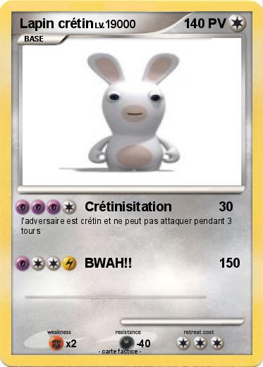 Pokemon Lapin crétin