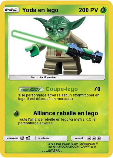 Pokemon Yoda en lego