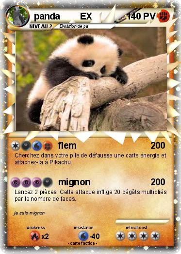 Pokemon panda        EX