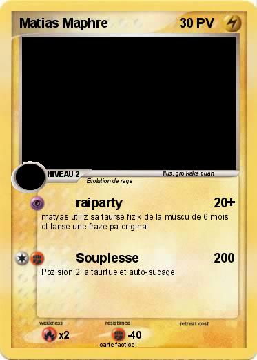 Pokemon Matias Maphre