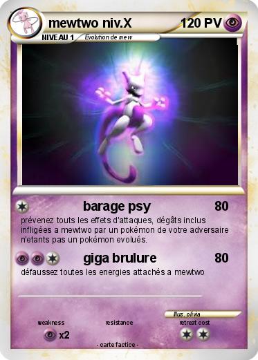 Pokemon mewtwo niv.X