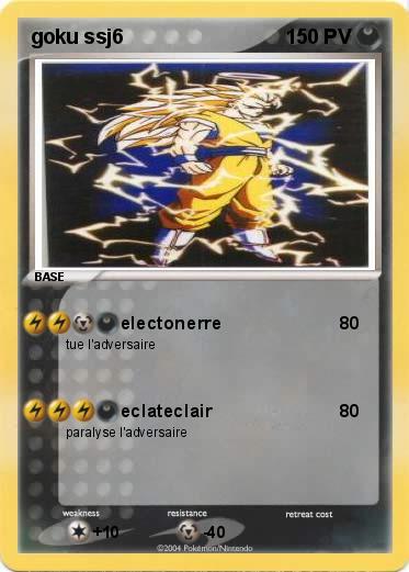 Pokemon goku ssj6