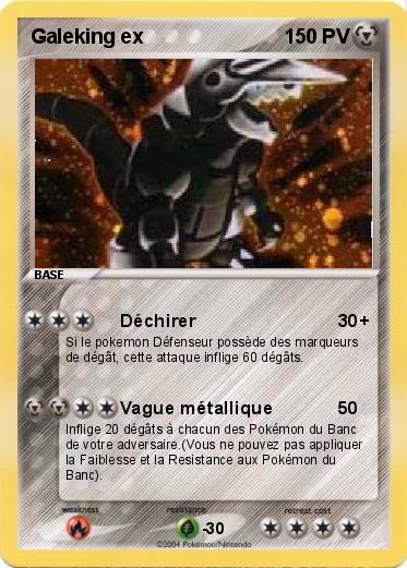 Pokemon Galeking ex