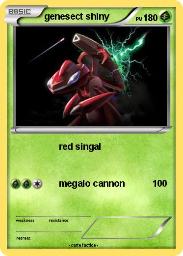 Pokemon genesect shiny