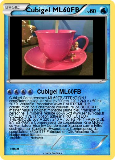 Pokemon Cubigel ML60FB
