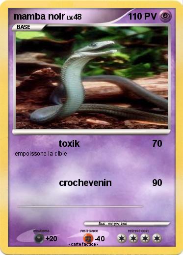 Pokemon mamba noir