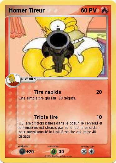 Pokemon Homer Tireur