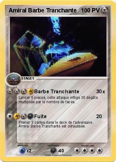 Pokemon Amiral Barbe Tranchante