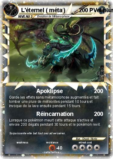 Pokemon L'éternel ( méta )                    et plus