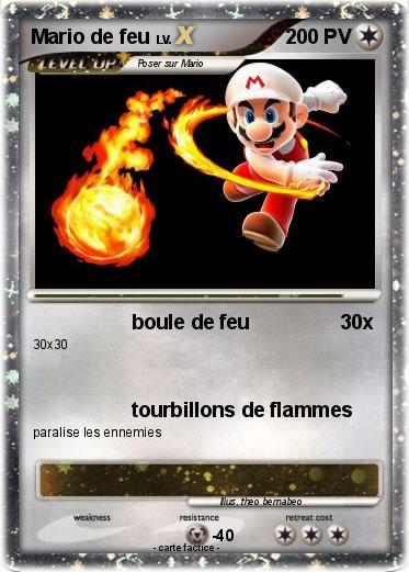 Pokemon Mario de feu