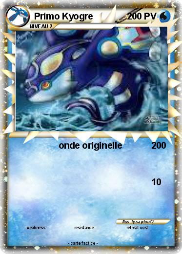 Pokemon Primo Kyogre