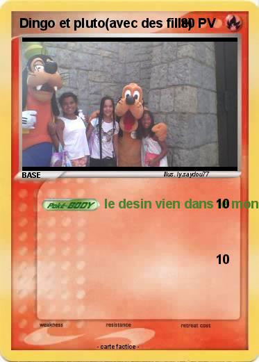 Pokemon Dingo et pluto(avec des fille)