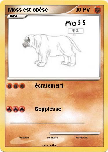 Pokemon Moss est obèse