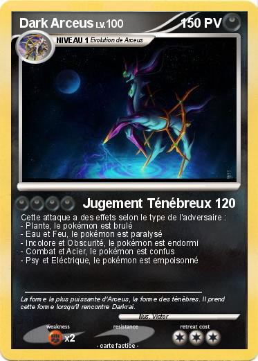 Pokemon Dark Arceus