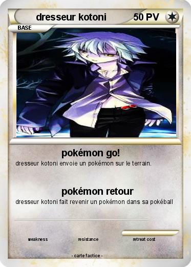 Pokemon dresseur kotoni