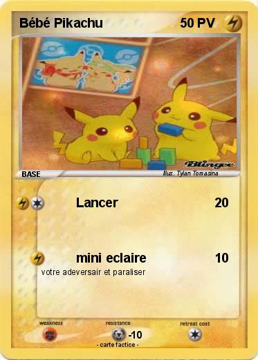 Pokemon Bébé Pikachu
