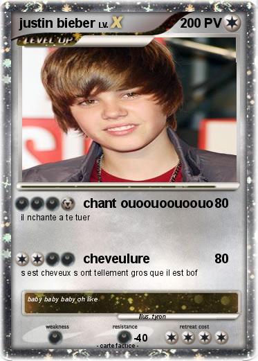 Pokemon justin bieber