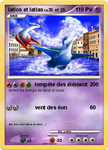 Pokemon latios et latias