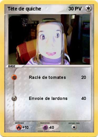 Pokemon Tête de quiche