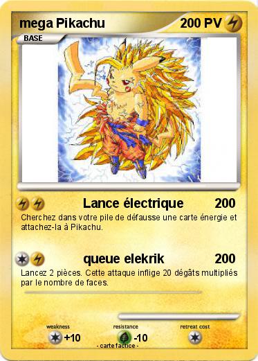 Pokemon mega Pikachu