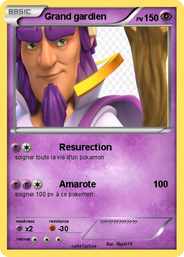 Pokemon Grand gardien