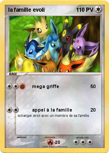 Pokemon la famille evoli
