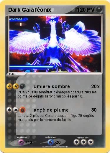 Pokemon Dark Gaia féonix 