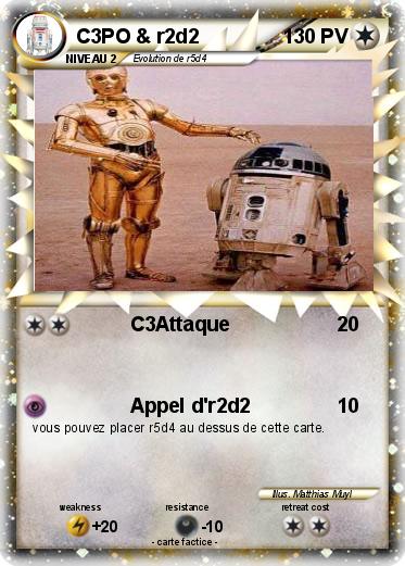 Pokemon C3PO & r2d2