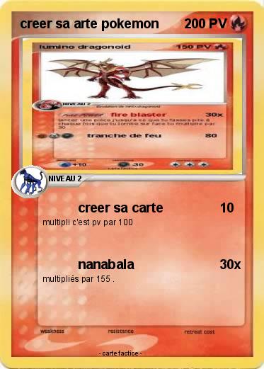 Pokemon creer sa arte pokemon