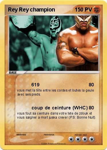 Pokemon Rey Rey champion