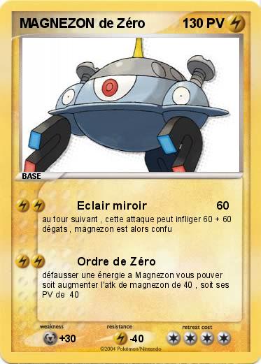 Pokemon MAGNEZON de Zéro