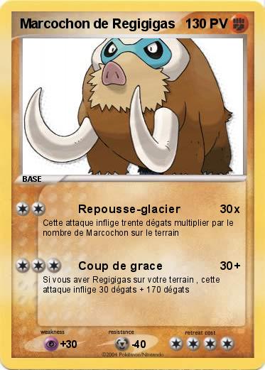 Pokemon Marcochon de Regigigas